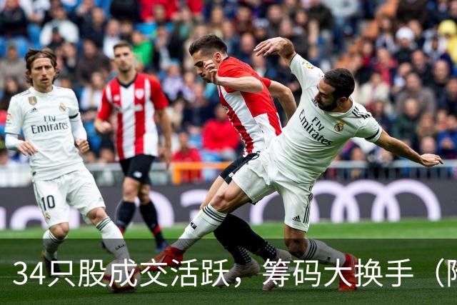 34只股成交活跃，筹码大换手（附股）